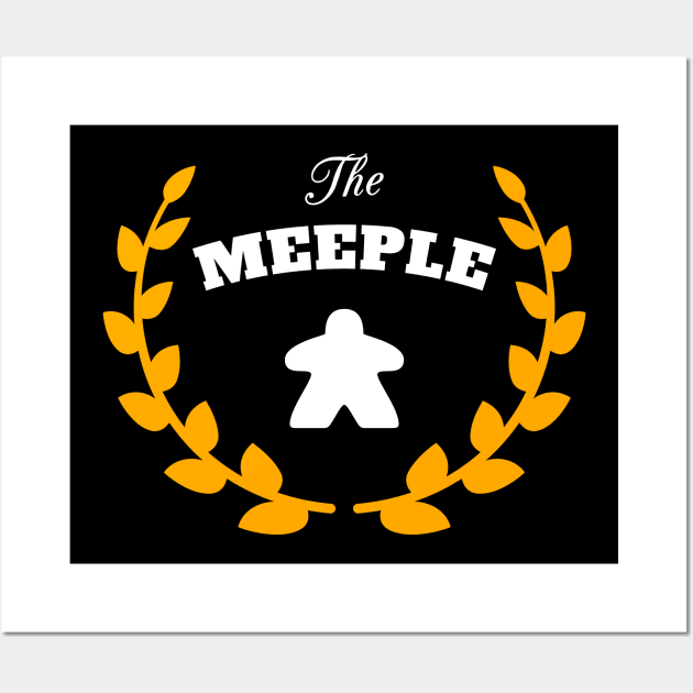 Meeples - The Meeple Vintage - Board Games, Board Game, Tabletop Nerd and Geek Wall Art by pixeptional